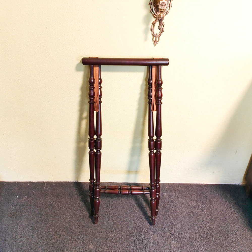 Tablettisch Beistelltablett Beistelltisch Serviertisch antik Mahagoni Tablett